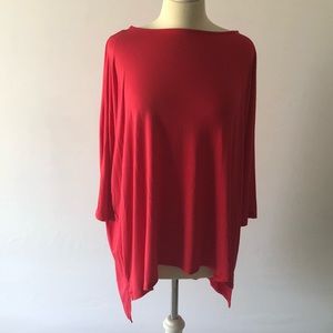 WOMEN'S BLOUSE CYRUS TUNIC LOOSE FIT HOT PINK SZ S, L NWT